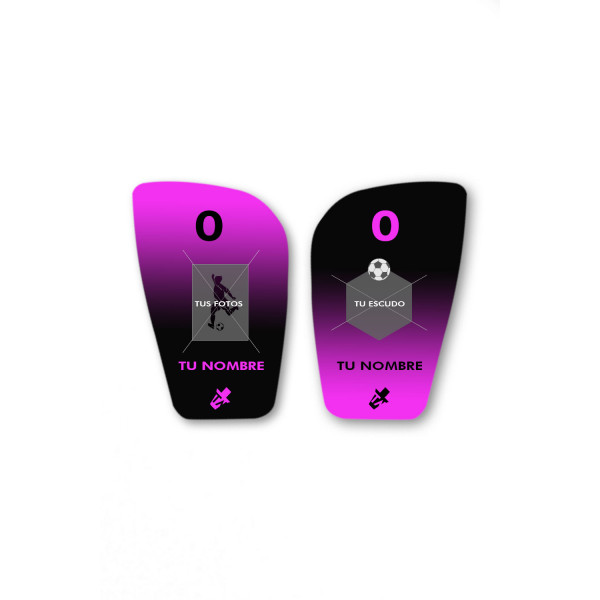 Espinilleras personalizadas (escudo y foto)