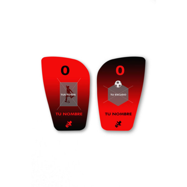 Espinilleras personalizadas (escudo y foto)
