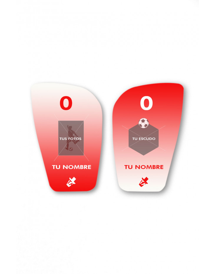 Espinilleras personalizadas (escudo y...