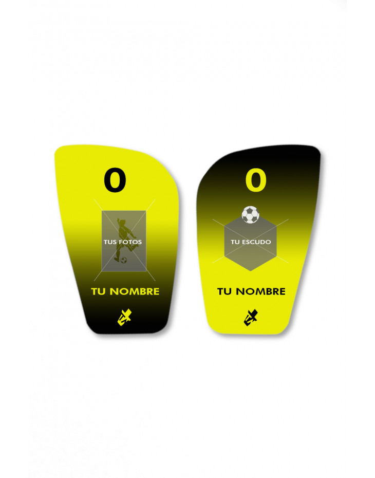 Espinilleras personalizadas (escudo y...