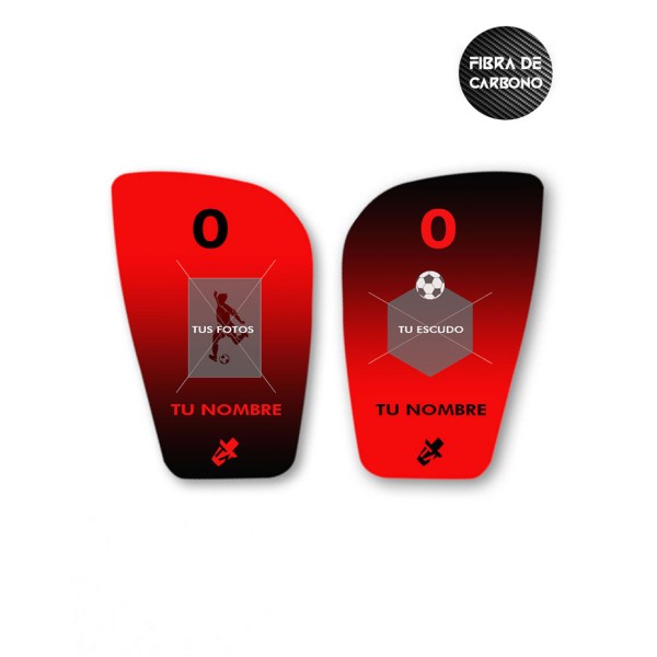 Espinilleras personalizadas (escudo y foto)