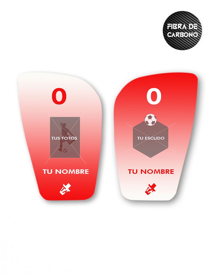 Espinilleras personalizadas (escudo y...