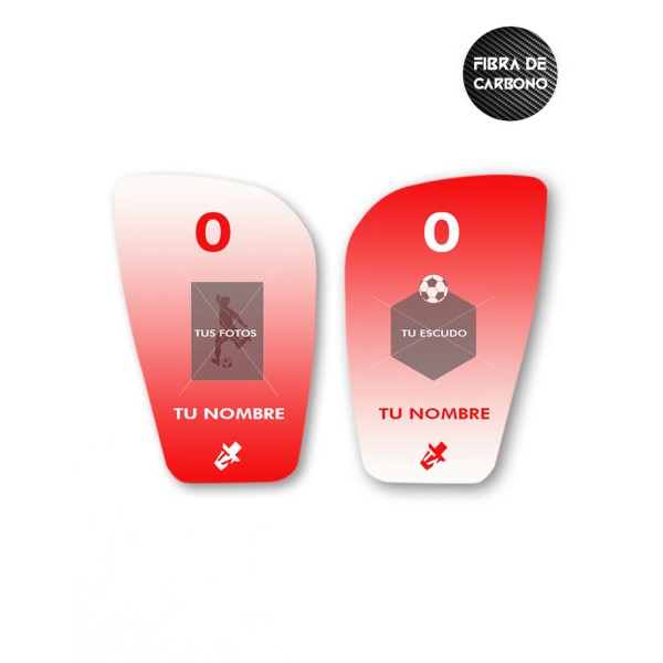 Espinilleras personalizadas (escudo y foto)
