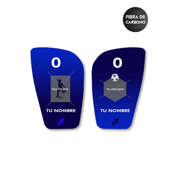 Espinilleras personalizadas (escudo y foto)