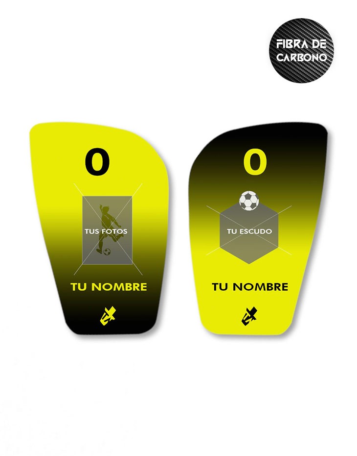 Espinilleras personalizadas (escudo y...