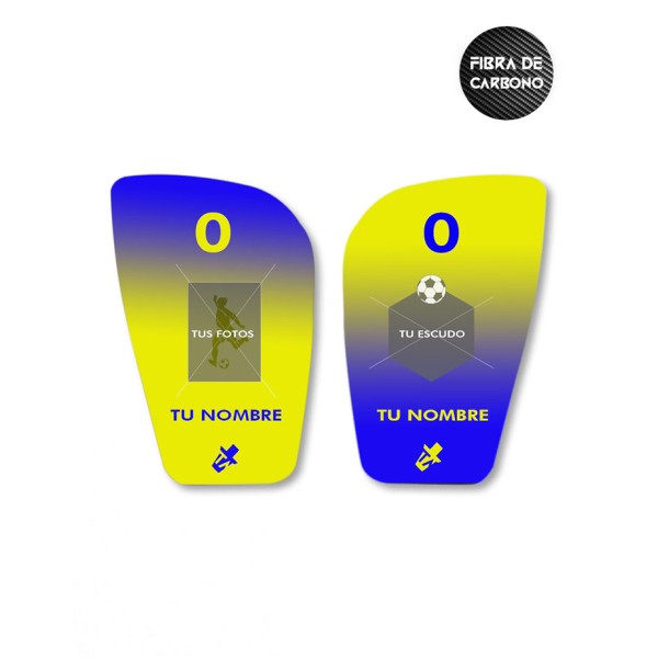 Espinilleras personalizadas (escudo y foto)