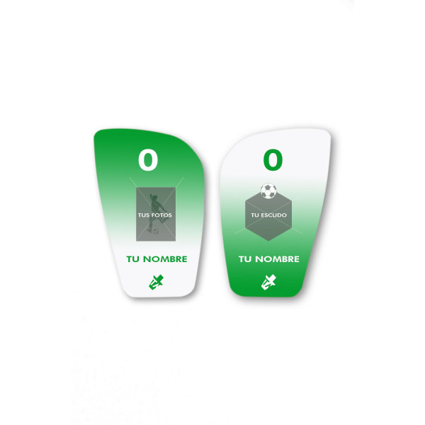 Espinilleras personalizadas (escudo y foto)